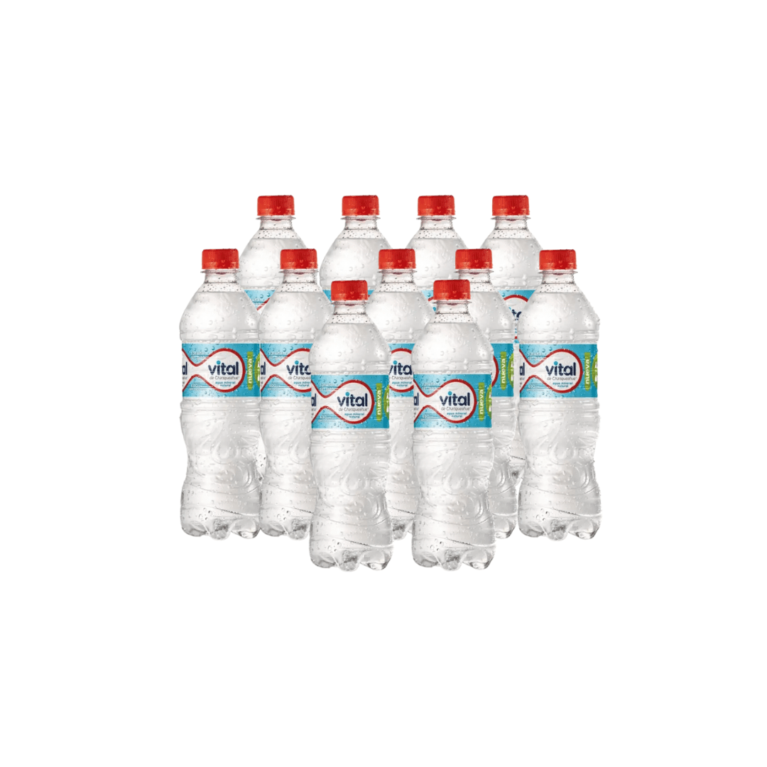 Agua Mineral sin gas Marca Vital 0