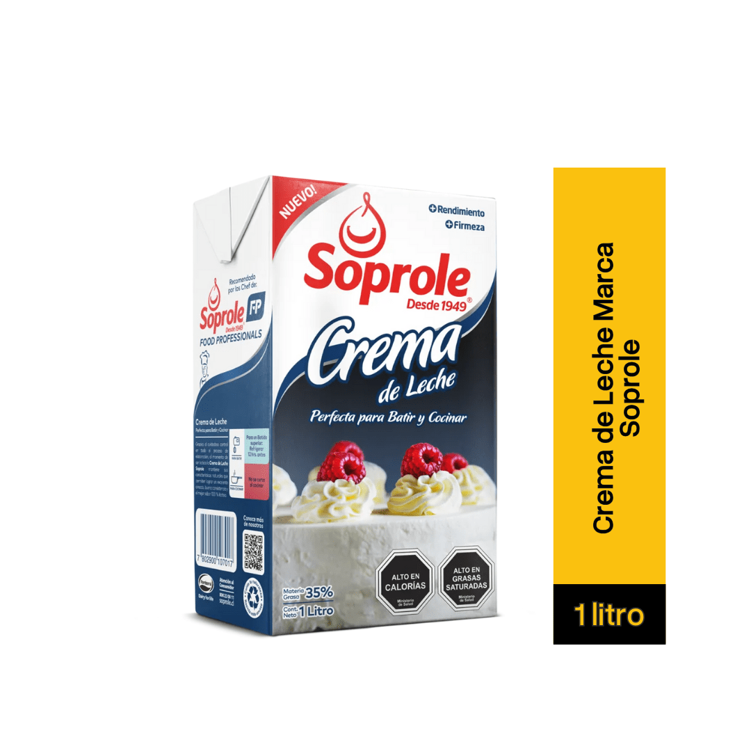 Crema de Leche Marca Soprole3
