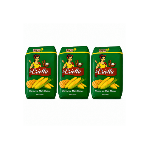 3 unidades de Harina de Maíz La Criolla 1 kg1