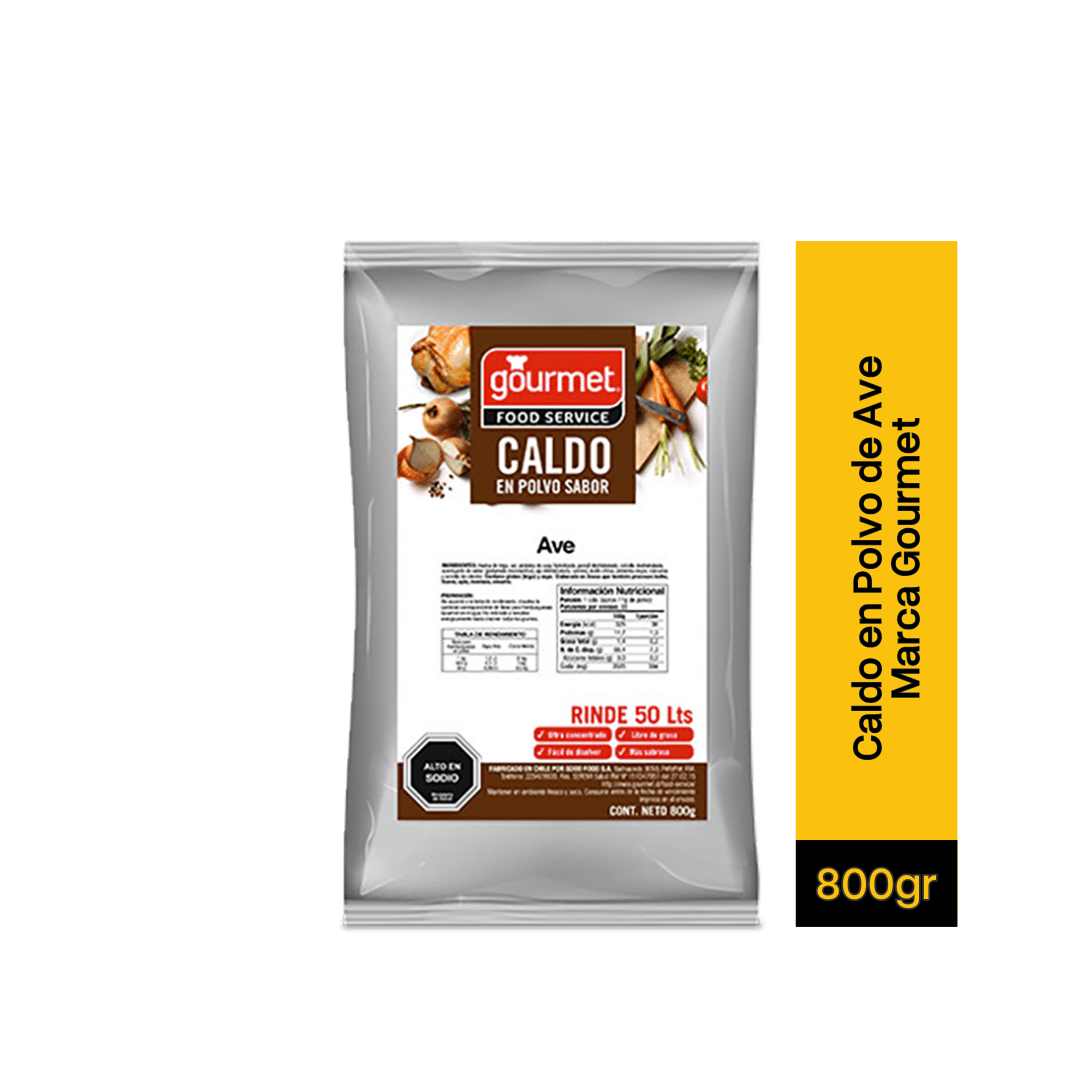 Caldo en Polvo de Ave Marca Gourmet3
