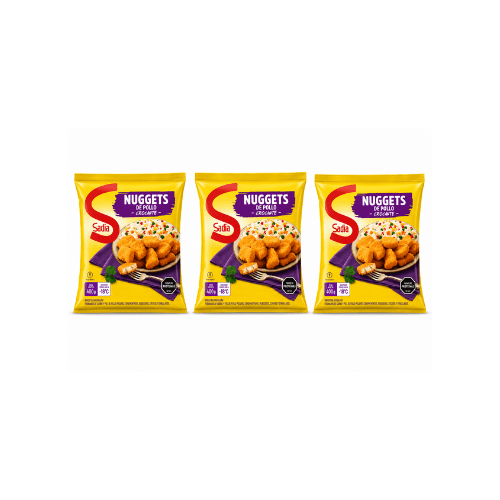 3 unidades de Nuggets de Pollo Sadia 400 g1