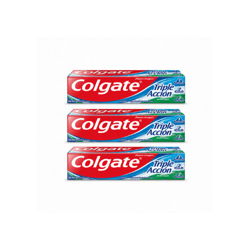 3 unidades de Pasta Dental Colgate Triple Acción 75 g1