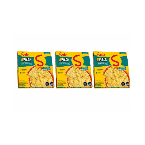 3 unidades de Pizza Mix de Quesos 460 g1