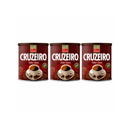 3 unidades de Café Molido Cruzeiro 170 g1