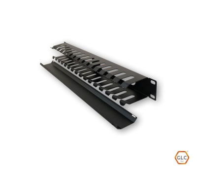 Organizador de cable 1U C/Tapa