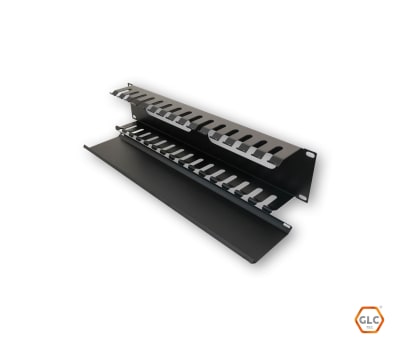 Organizador de cable 2U C/Tapa