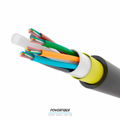 POWERFIBER ADSS SPAN 100 48 HILOS BOBINA X 4000 MTS