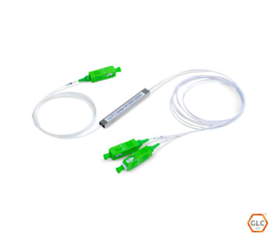 PLC SPLITTER SM 1X2 CON CONECTOR SC/APC