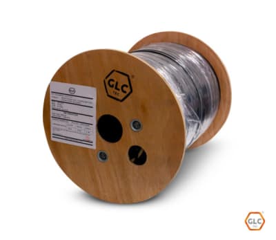 DROP CABLE FLAT 1 CORES SM FIG.8 C/PORTANTE ACERO x1000mts