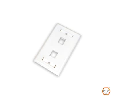 FACE PLATE  2 PORT