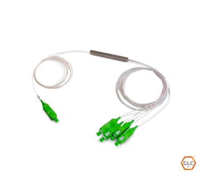 PLC SPLITTER SM 1X4 CON CONECTOR SC/APC