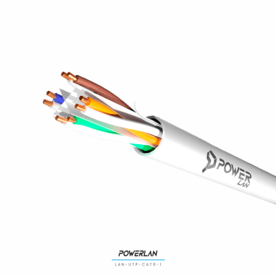 POWERLAN CABLE UTP CAT6 INTERIOR CCA X 305 MTS