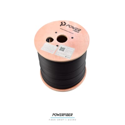POWERFIBER BOBINA DROP 1 HILO PORTANTE DE ACERO X 1000 MTS