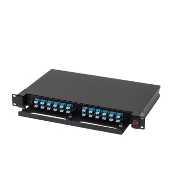 BANDEJA FO C/ 24 ADAPTADOR LC/PC DUPLEX Y PIGTAIL LCPC X48