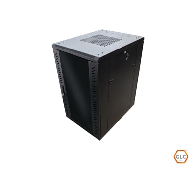 GABINETE DE PISO RACK 19'' PROF- 800 DE 30 U PTA. CRISTAL DELANTERA DESARMADO
