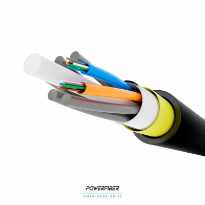 POWERFIBER ADSS SPAN 100 12 HILOS BOBINA X 4000 MTS