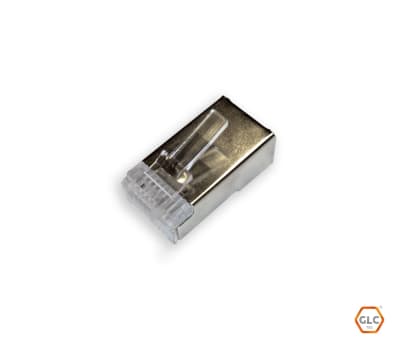PLUG RJ 45 CAT 6 BLINDADO PARA FTP X 100 UNIDADES
