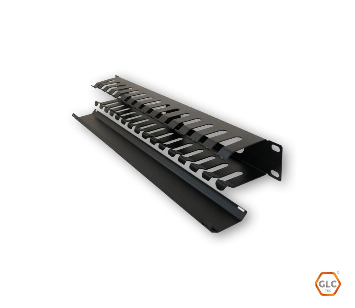 Organizador de cable 1U C/Tapa1