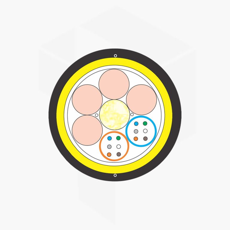 POWERFIBER ADSS SPAN 100 12 HILOS BOBINA X 4000 MTS2