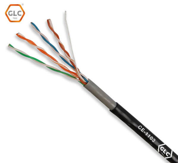 CABLE UTP CAT. 5E CCA EXTERIOR X 305MTS GLC DOBLE CHAQUETA1