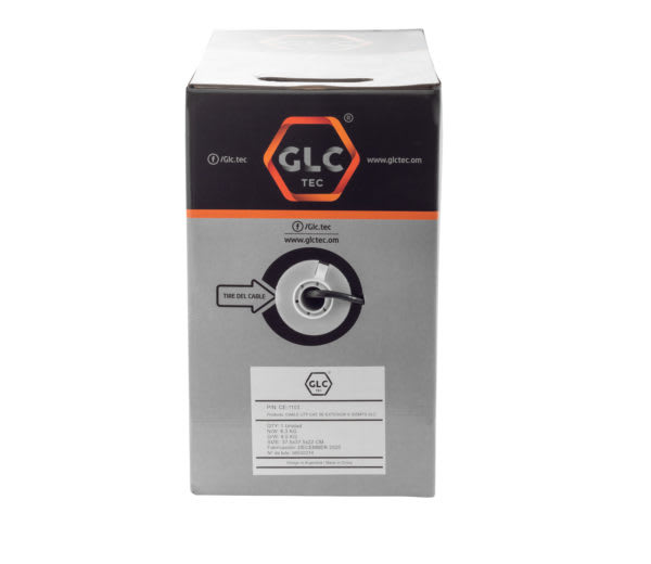 CABLE UTP CAT. 5E CCA EXTERIOR X 305MTS GLC DOBLE CHAQUETA3