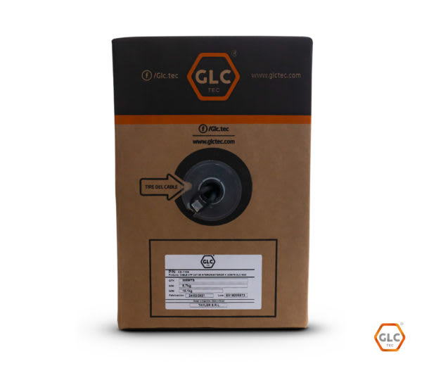 CABLE UTP CAT. 5E INTERIOR/EXTERIOR X 305MTS GLC MAX2