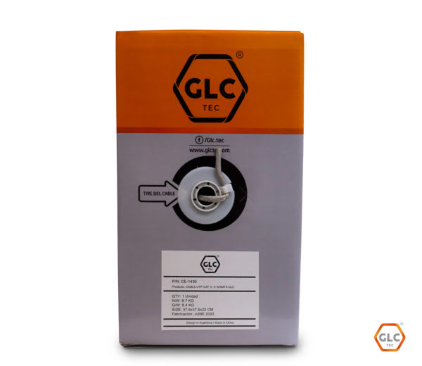 CABLE UTP GLC CAT6 CCA INTERIOR X 305 MTS1