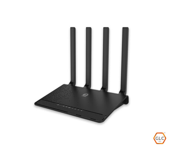 Router AC1200Mbps, 4x5dbi antena fija, 1x puerto 10/100/1000 Mbps WAN, 4x puertos 10/100/1000Mbps LAN1