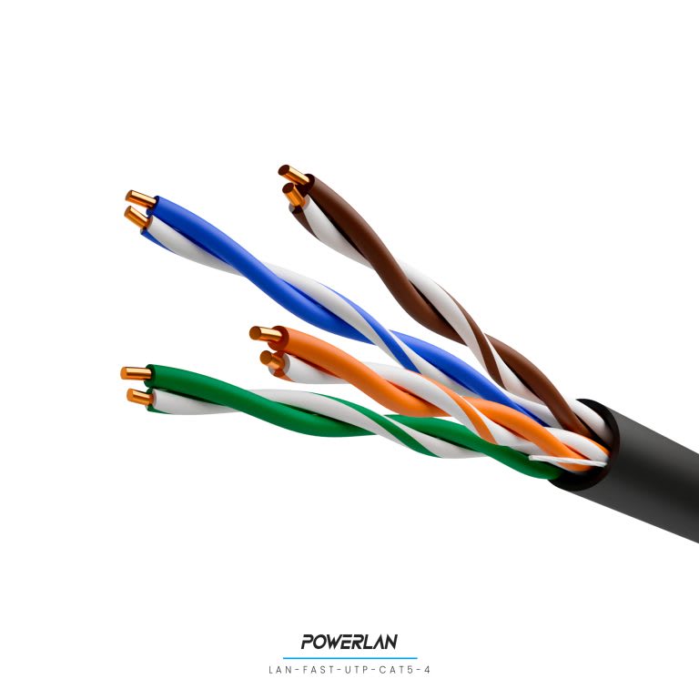 POWERLAN PRO CABLE UTP CAT5E INTERIOR/EXTERIOR 100% COBRE X 305 MTS1