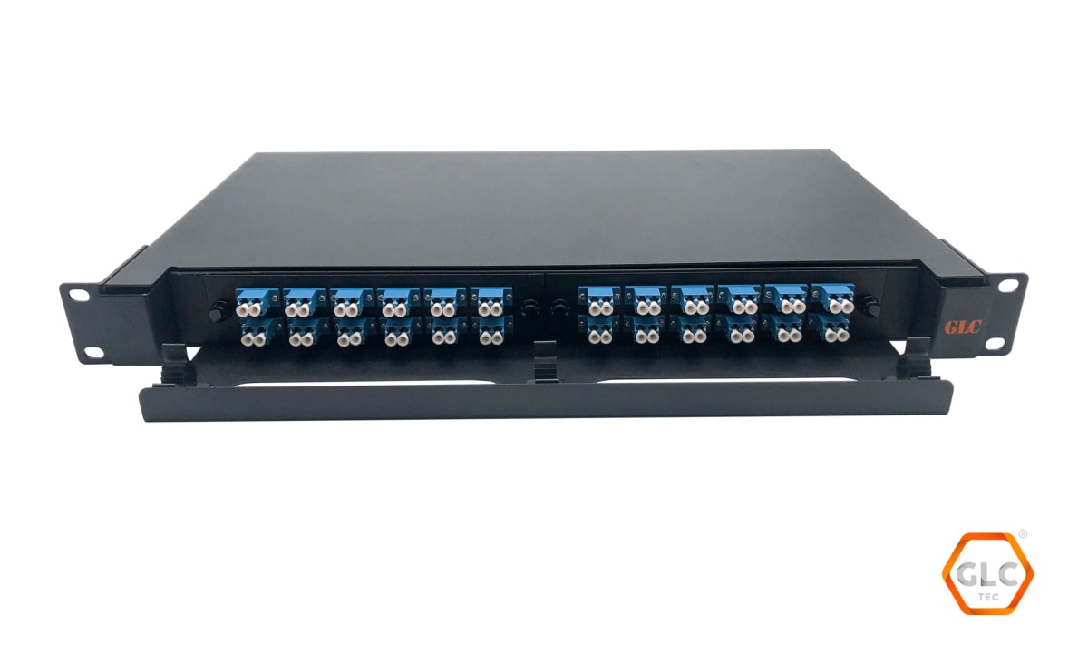 BANDEJA FO C/ 24 ADAPTADOR LC/PC DUPLEX Y PIGTAIL LCPC X485