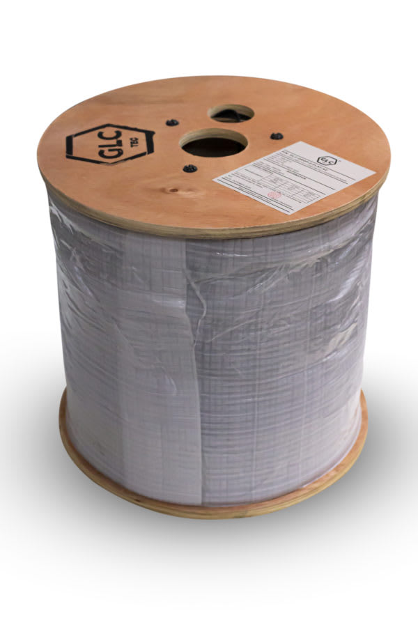 DROP CABLE FLAT 2 CORES SM FIG.8 C/PORTANTE DE ACERO x1000mts2