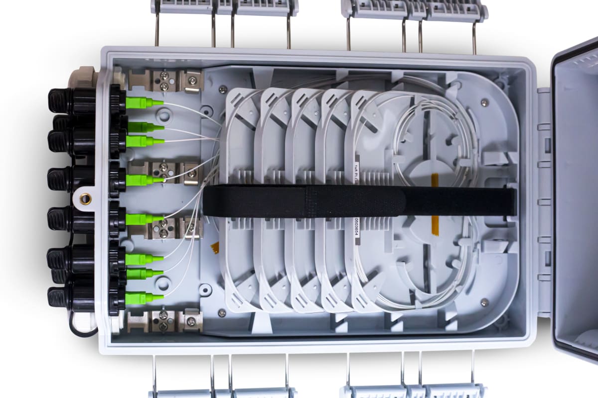 GLC-FDB-006-01 Nap Caja Exterior Ftth 1x8 Easy Connect Split 1x84