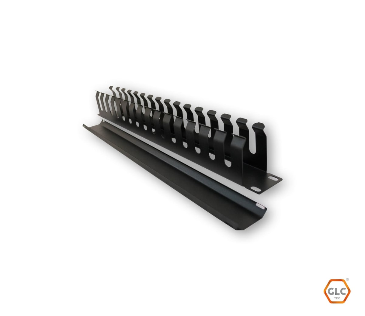 Organizador de cable 1U C/Tapa2