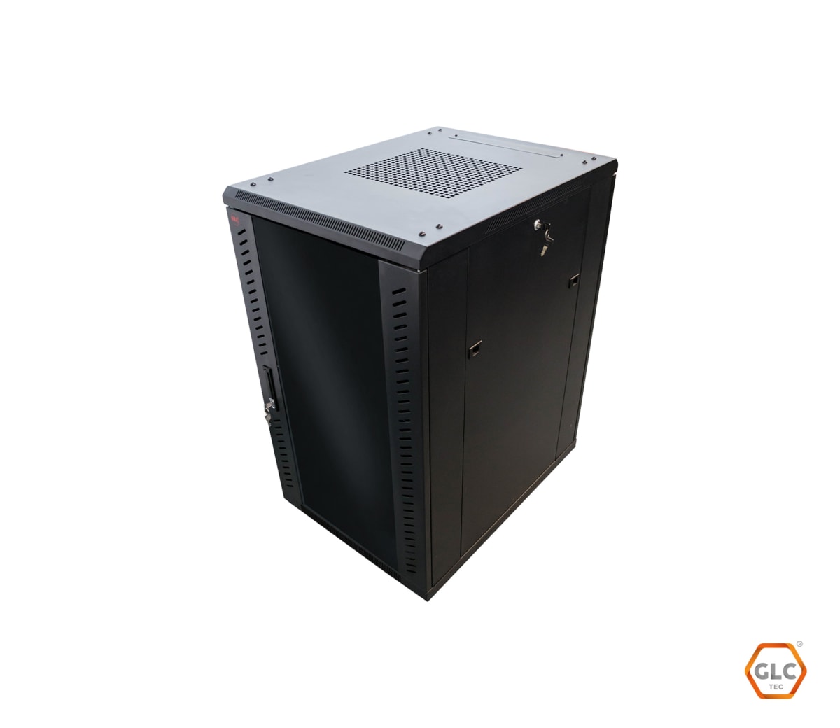 GABINETE DE PISO RACK 19'' PROF- 800 DE 30 U PTA. CRISTAL DELANTERA DESARMADO1