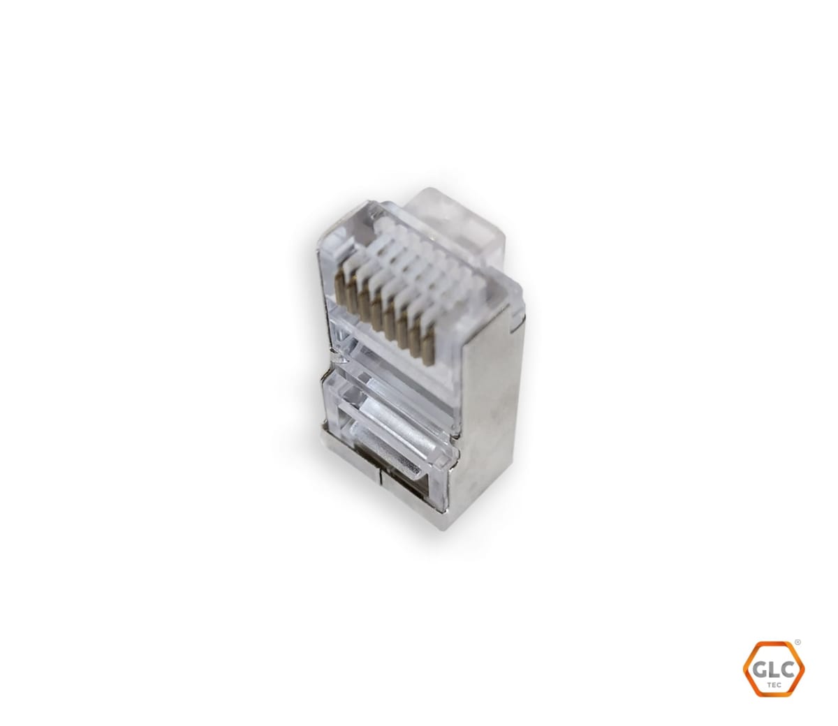 PLUG RJ 45 CAT 5 BLINDADA PARA FTP X 100 UNIDADES2