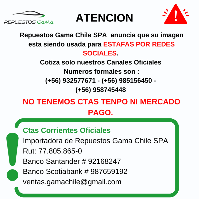 IMPORTADORA DE REPUESTOS GAMA CHILE SPA