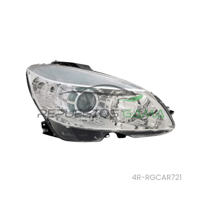 OPTICO DERECHO MERCEDES BENZ CLASE C W204 2007/2011 - CON REGULACION ELECTRICA INCLUYE MOTOR1