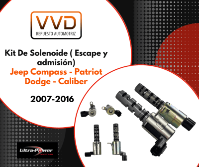 KIT DE SELENOIDE (ESCAPE Y EMISION) JEEP COMPASS-PATRIOT DODGE CALIBER 2007/20165