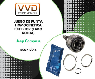 JUEGO PUNTA HOMOCINETICA EXTERIOR (LADO RUEDA) JEEP COMPASS 2007/20166