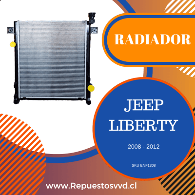 RADIADOR JEEP LIBERTY 3.7 2008/2012