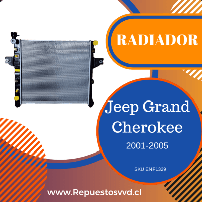 RADIADOR JEEP GRAND CHEROKEE 4.0 1999/20052