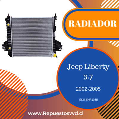 RADIADOR JEEP LIBERTY 3.7 2002/2006