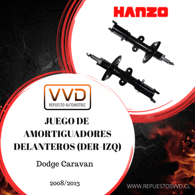 JUEGO DE AMORTIGUADOR DELANTERO DODGE GRAND CARAVAN CHRYSLER TOWN & COUNTRY 2008/20202