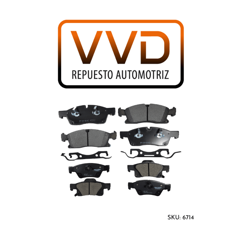JUEGO PASTILLAS DELANTERAS/TRASERAS DODGE DURANGO 2011/2021 JEEP GRAND CHEROKEE 2011/20215