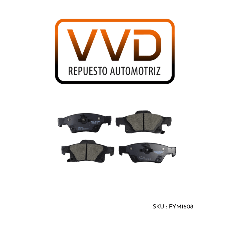 JUEGO PASTILLAS DELANTERAS/TRASERAS DODGE DURANGO 2011/2021 JEEP GRAND CHEROKEE 2011/20214