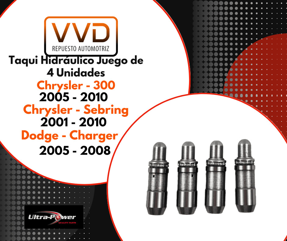 KIT TAQUIS HIDRAULICO (4 UNDS) CHRYSLER 300 05/10 SEBRING 01/10 1