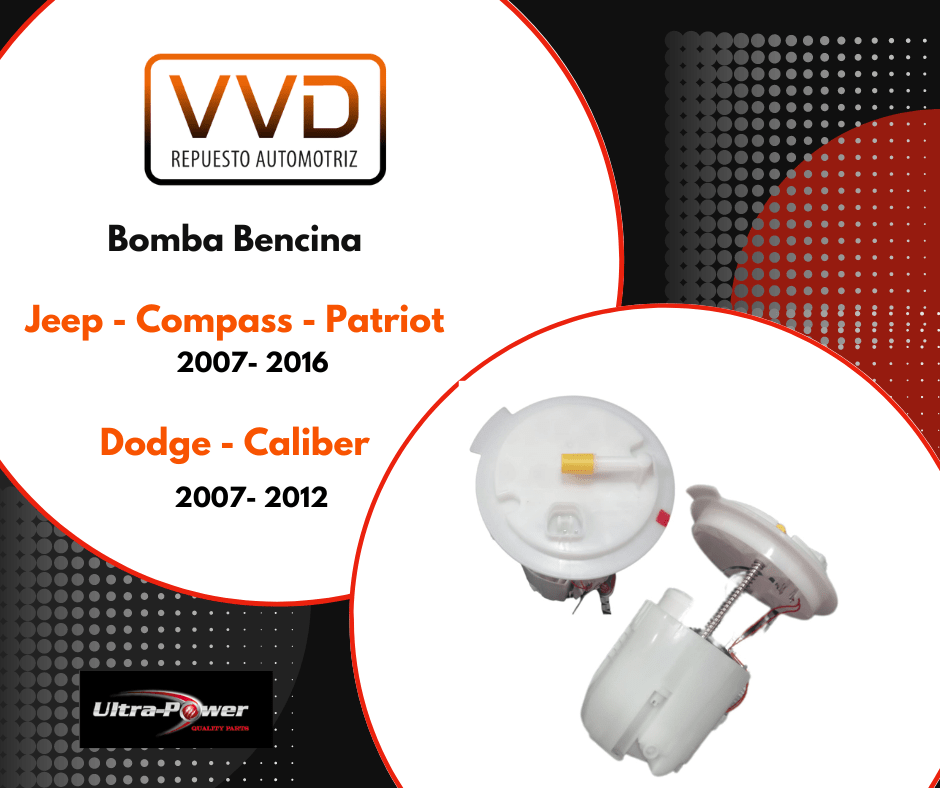 BOMBA DE BENCINA JEEP COMPAS - PATRIOT 2007/2016 DODGE CALIBER 2007/2012 1