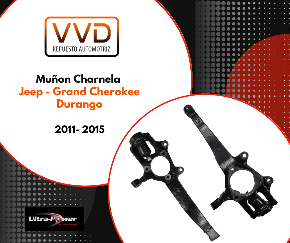 MUÑON (CHARNELA) DELANTERO IZQUIERDO DODGE DURANGO 2011/2015 JEEP GRAND CHEROKEE 2011/2015 1