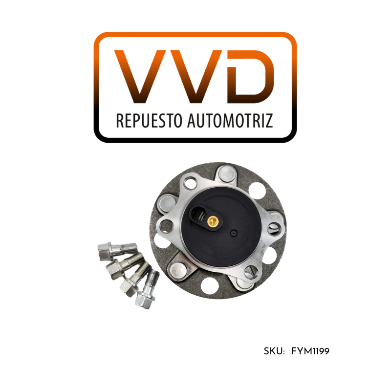 JUEGO DE MAZAS TRASERAS C/ RODAMIENTOS 4X2 DODGE CALIBER 2007/2012 JEEP COMPASS - PATRIOT 2007/20171