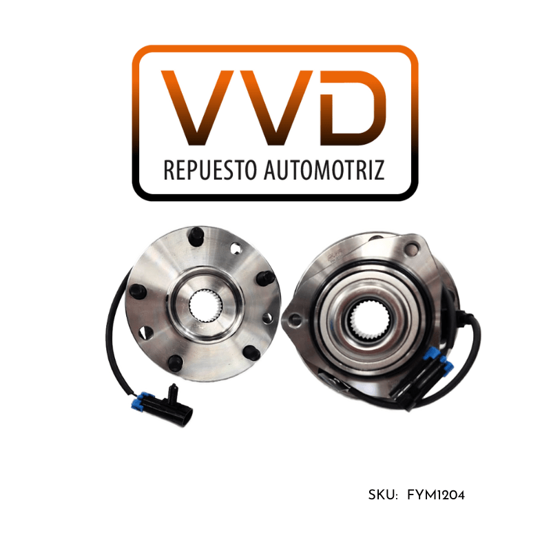 JUEGO DE MAZAS C/RODAMIENTO DELANTERAS CHEVROLET S-10 (AMERICANA) 1997/20042